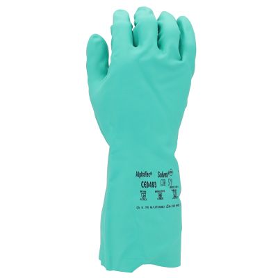Lined Nitrile Gloves - 13" Medium