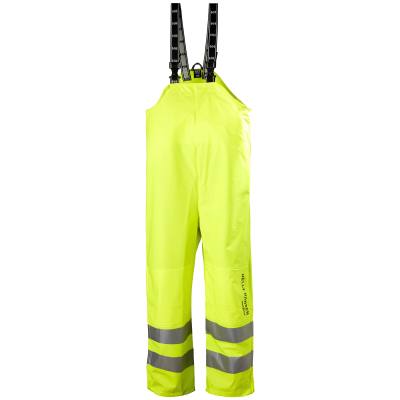 Helly Hansen 70570  Poly Hi-Vis Refl Rain Bib Yellow 3XL