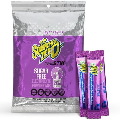 Sqwincher® Qwik Stik® ZERO Grape 20 oz. Yield 50/PK