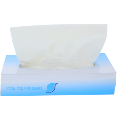 Facial Tissue 2-ply , 100/Box