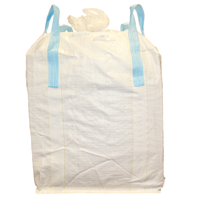 36" x 36" x 46"  Duffle Top Flat Bottom FIBC Bag