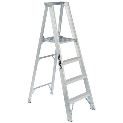 Louisville 4' Aluminum Platform Step Ladder