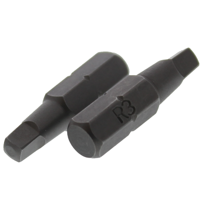 R2 Square Recess Driver Bit — 1" With 1/4" Hex shank