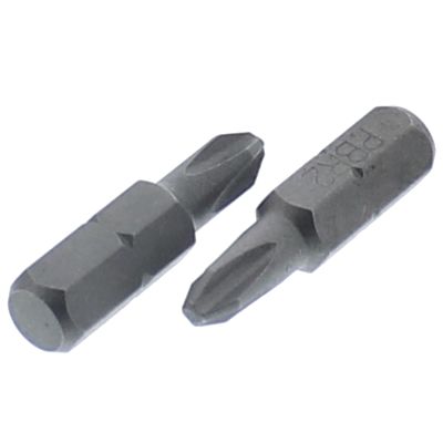 P2 Phillips Recess Driver Bit — 1" With 1/4" Hex Shank