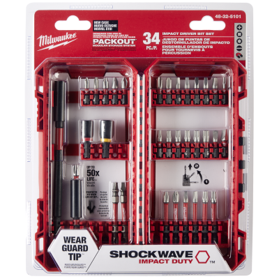Milwaukee® 48-32-5101 Shockwave Impact Duty™ Driver Bit Set - 34 pc