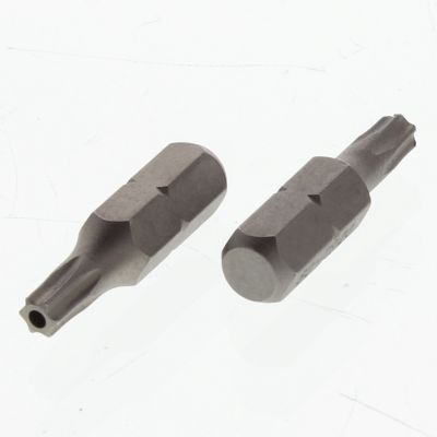 T7 Drilled Torx® Insert Driver Bit — 1" With 1/4" Hex shank
