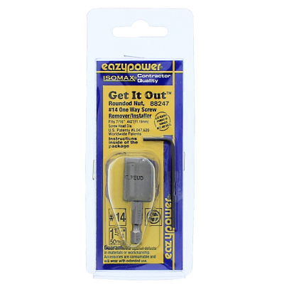 Eazypower 88247 #14 One-Way Screw Remover/Installer Power Bit