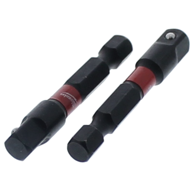 Milwaukee 48-32-5730  1/4" Hex x 1/4" Male Square Adapter x 2"