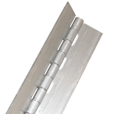 2" x 72" .187" Pin Continuous Hinge — Aluminum, Piano Hinge