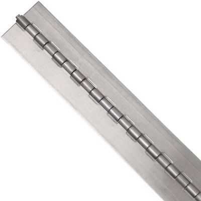 1-1/2" x 96" .125" Pin Continuous Hinge - Aluminum, Piano Hinge 1/2" KN