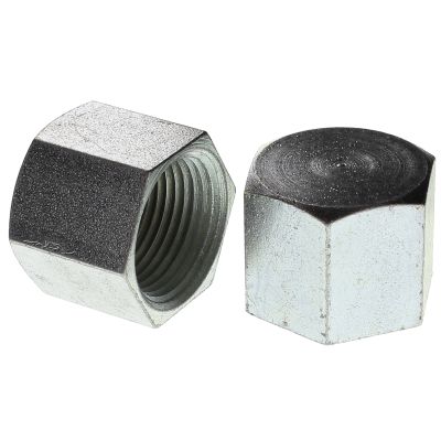 1/8" Cap — Zinc Plated Steel (Schedule 40)