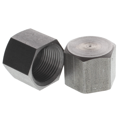 1" Cap — Plain Steel (Schedule 40)