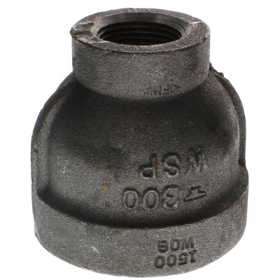 1-1/2" x 1" Reducing Coupling — Plain Malleable (Schedule 80)