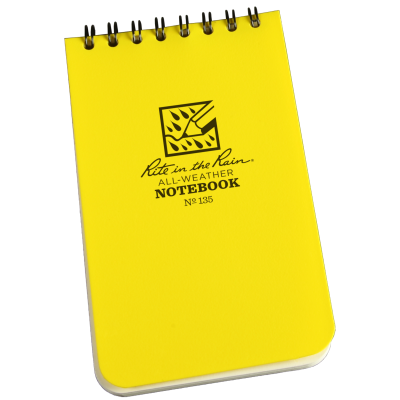 Rite in the Rain 135 Spiral Notebook Universal Pattern - 3" x 5"