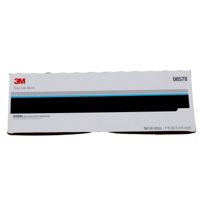 3M™ 08578 Black Strip-Calk, 1 ft. Strips 60/Box