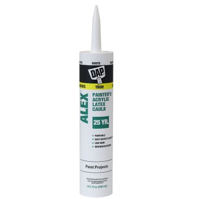 DAP Alex® Painters Acrylic Latex Caulk, White — 10.1 oz. Cartridge