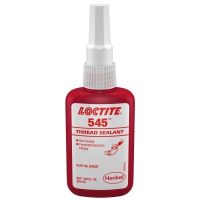 Loctite® 545™ Thread — Hydraulic/Pneumatic Sealant, 1.69 oz. Squeeze Bottle