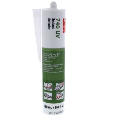 3M™ 740 UV Polymer Adhesive Sealant - 9.8 oz. Cartridge, White