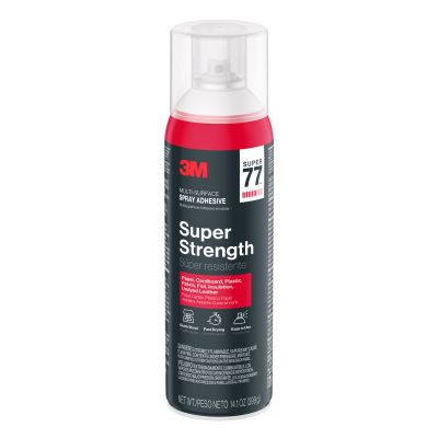 3M Super 77 Multi-Surface Spray Adhesive 77-NAT 14.1 oz Aerosol