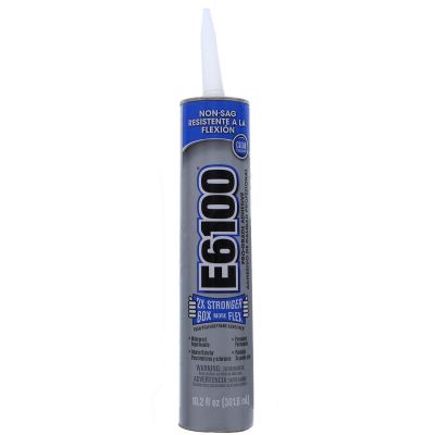 Eclectic 252011 E6100 Non-Sag Industrial Sealant Clear 10.2 oz. Cartridge