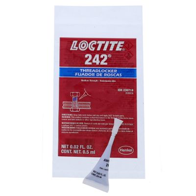 Loctite® 242™ Medium Strength Blue Threadlocker — .017 oz.