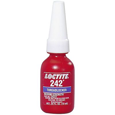 Loctite® 242™ Medium Strength Blue Threadlocker — .34 oz.