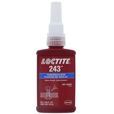 Loctite® 243™ Medium Strength Blue Primerless Threadlocker — 1.69 oz.