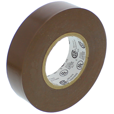 3/4" x 66' PVC Electrical Tape — Brown