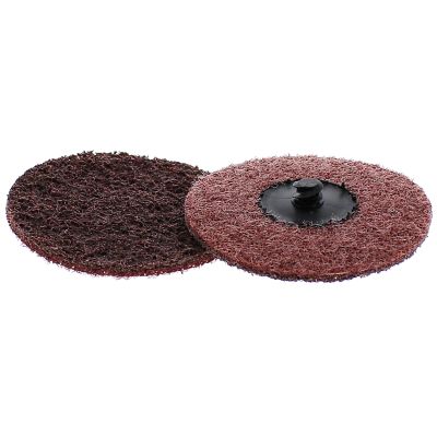 3" TR Quick Change Medium Surface Conditioning and Deburring Disc - Maroon