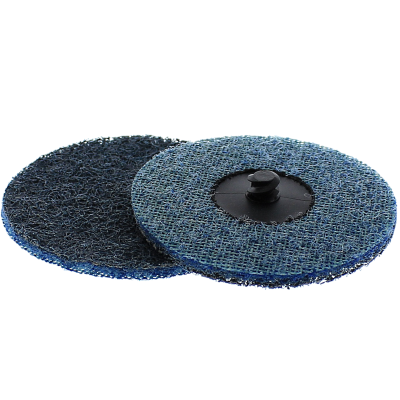 3" TR Quick Change Very Fine Surface Conditioning and Deburring Disc - Blue