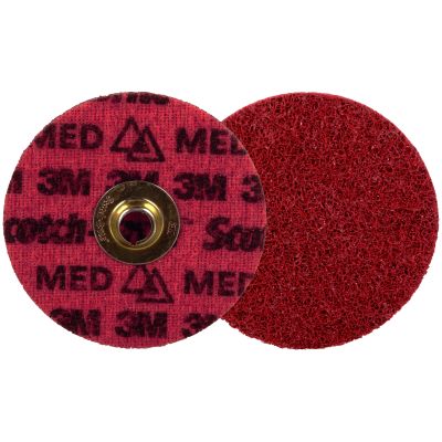 4-1/2" TNQC Quick Change Medium Surface Conditioning and Deburring Disc - Red