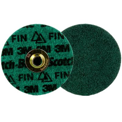 4-1/2" TNQC Quick Change Fine Surface Conditioning and Deburring Disc - Green