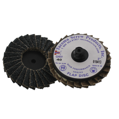 Tacoma Screw Products™ 2" 40 Grit Type R High Performance Mini Flap Disc