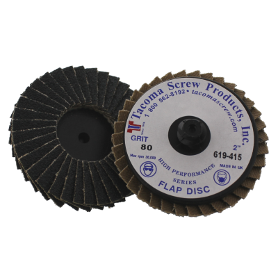 Tacoma Screw Products™ 2" 80 Grit Type R High Performance Mini Flap Disc