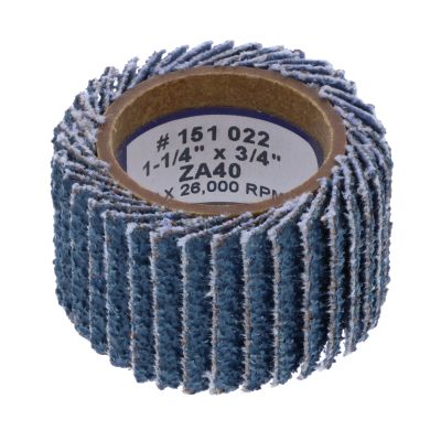 1-1/4" x 3/4" 40 Grit Zirconia Flap Band