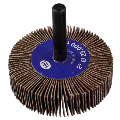 2" x 1/2" x 1/4" 180 Grit Premium Flap Wheel