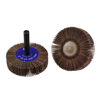 2" x 1/2" x 1/4" 320 Grit Premium Flap Wheel