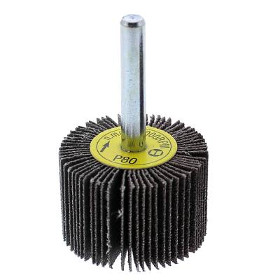 1-1/2" x 1" x 1/4" 80 Grit Premium Flap Wheel