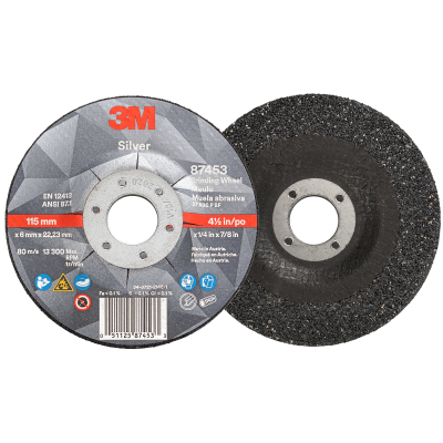 3M™ 87453 Silver Type 27 Grinding Wheel 4-1/2" x 7/8"