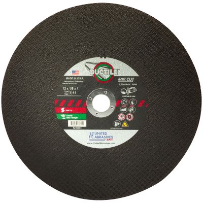Sait 23458 14" x 1/8" x 20 mm Type 1 Cut-Off Wheel for Ductile