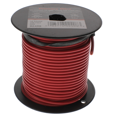 10 AWG x 500 ft. Primary Wire — Single Conductor — Red