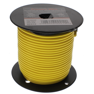 10 AWG x 500 ft. Primary Wire — Single Conductor — Yellow