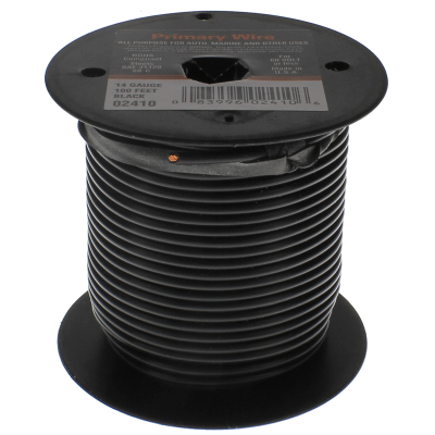 12 AWG x 100 ft. Primary Wire — Single Conductor — Black