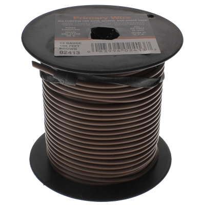 10 AWG x 500 ft. Primary Wire — Single Conductor — Brown