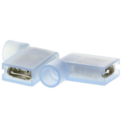 16-14 AWG Blue Flag Terminals, 50/PKG