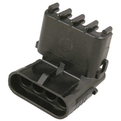 Weather Pack Connector — 4-Cavity Shroud