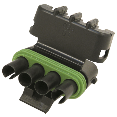 Weather Pack Connector — 4-Cavity Tower