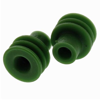 18-16 / 20-18 AWG Green Weather Pack Silicone Cable Seals, 50/PKG