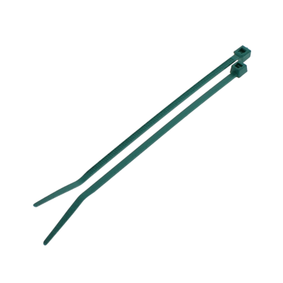 4" 18 lb Metal Detectable Tie Wraps — Teal, 100/PKG