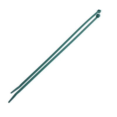 8" 40 lb Metal Detectable Tie Wraps — Teal, 100/PKG